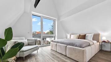 2 Schlafzimmer, Reisekinderbett, kostenloses WLAN