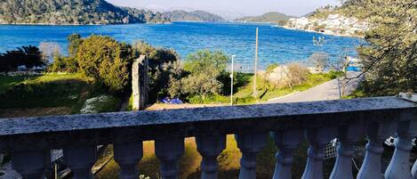 Classic-Apartment, Balkon, Meerblick | Balkon