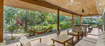 Stylish 3-Bedroom Tropical Escape with Pool & Outdoor Living, 1 Block from Playa Potrero