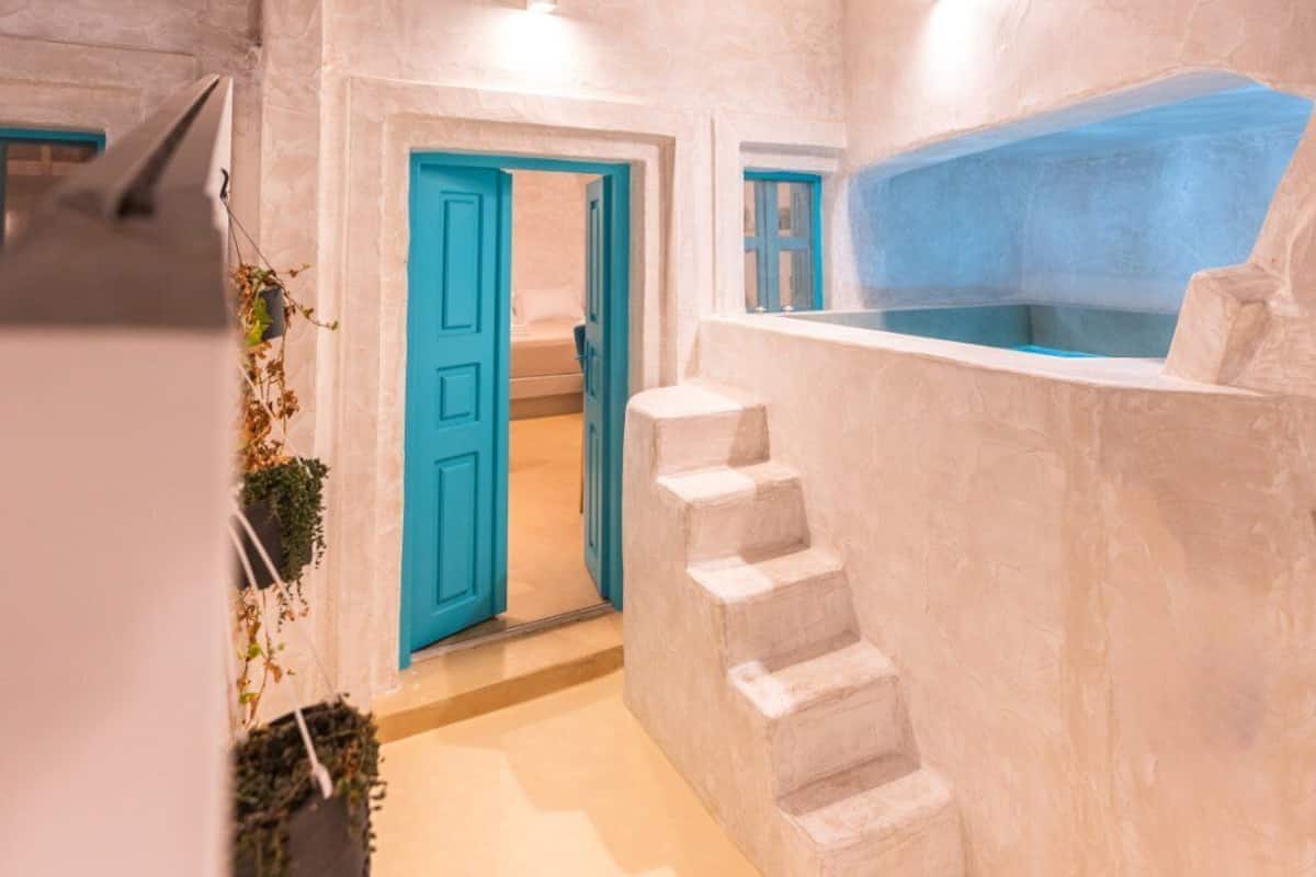 Suite estudio Deluxe, bañera de hidromasaje, vistas al patio | Terraza o patio