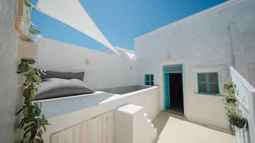 Dúplex de lujo, hidromasaje, vista al patio | Terraza o patio