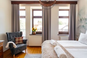 Leilighet – comfort | 2 soverom, individuelt dekorert, individuelt innredet og skrivebord