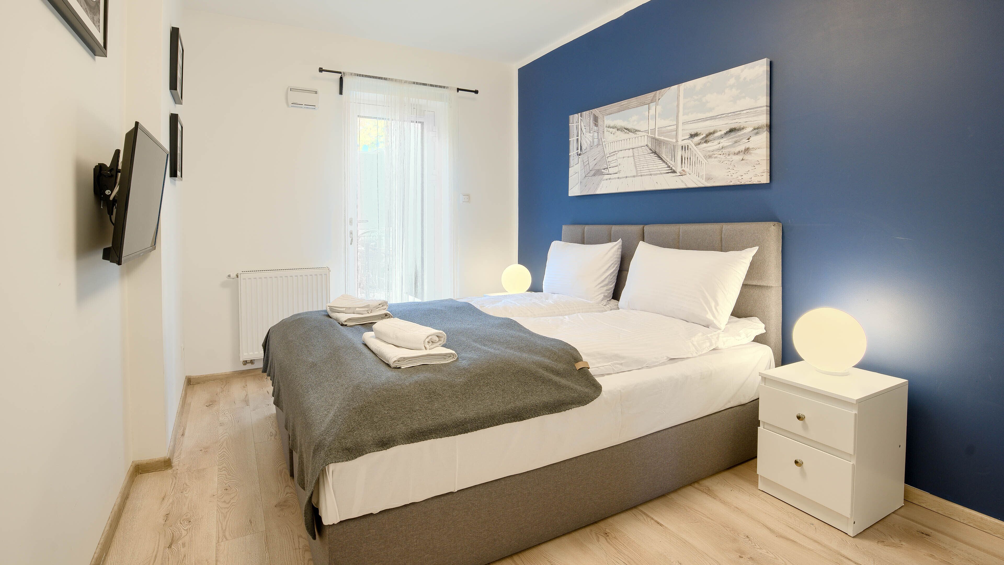 Apartment (2) | 1 Schlafzimmer, laptopgeeigneter Arbeitsplatz, Bügeleisen/Bügelbrett