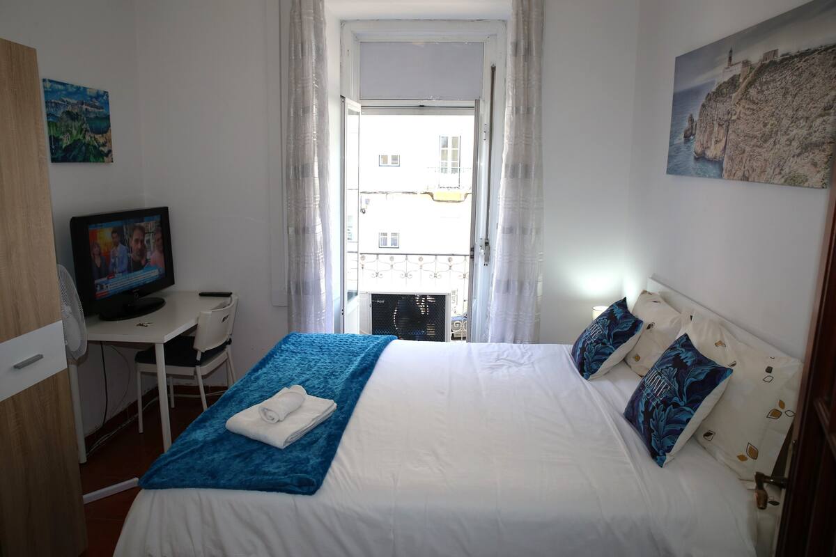 1 bedroom, iron/ironing board