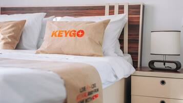 1 Schlafzimmer, Schreibtisch, Bügeleisen/Bügelbrett, WLAN