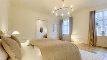 4 soveværelser, dundyner, individuelt design, individuel indretning