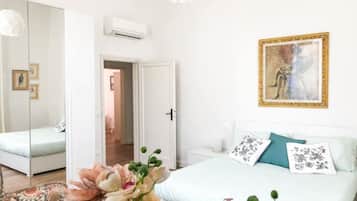 2 dormitorios, tabla de planchar con plancha, wifi gratis y ropa de cama