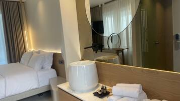 Quarto casal luxo, 1 cama King | Roupas de cama de algodão egípcio, roupas de cama premium