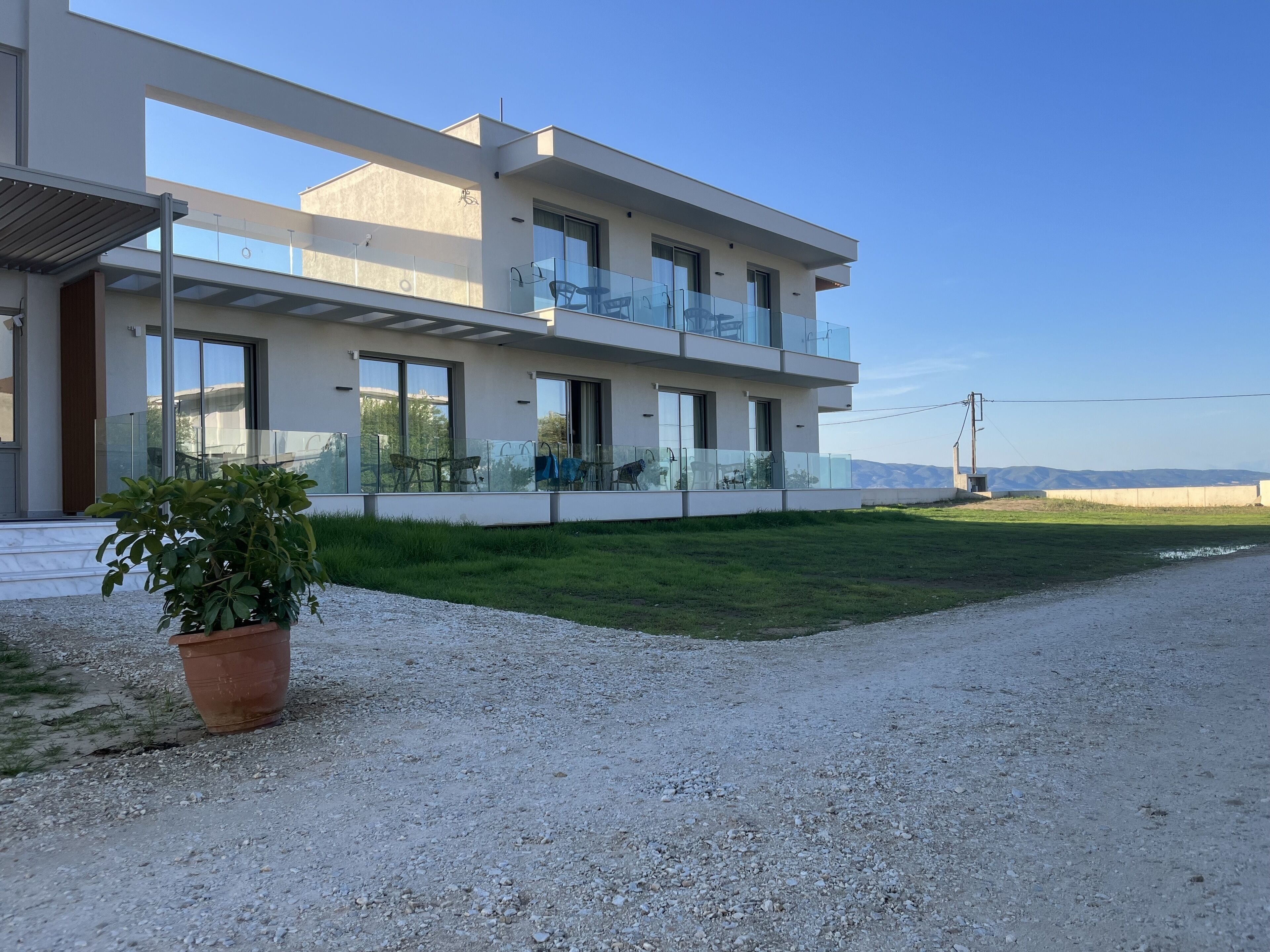 Fassade der Unterkunft