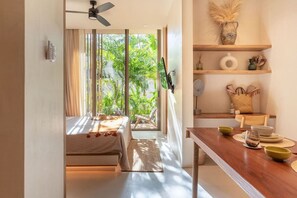 1 bedroom, desk, iron/ironing board, WiFi