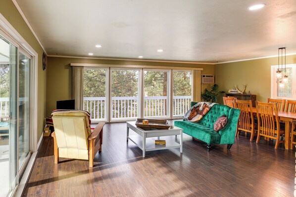 House (2 Bedrooms) | Interior - Pet-friendly Montana Abode w/ Balcony & Fireplace! (Stevensville)