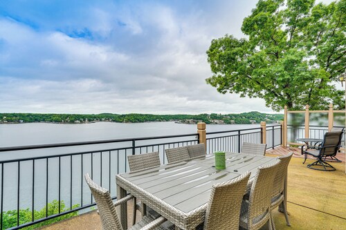 Boat Slip & Water Views: Lake Ozark Condo