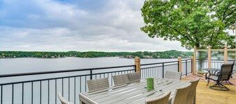 Boat Slip & Water Views: Lake Ozark Condo