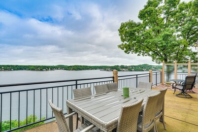Boat Slip & Water Views: Lake Ozark Condo