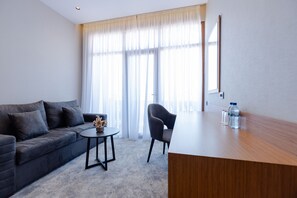 Superior Double City View | Minibar, in-room safe, desk, laptop workspace - Hotel Monarch (Batumi)