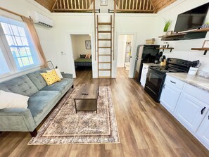 Interior - Fox Tiny Luxury Cabin on Lake with Bouncy House's (Guntersville)