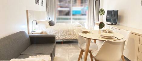 Standard Apartment | 1 bedroom, premium bedding, down duvets, memory-foam beds