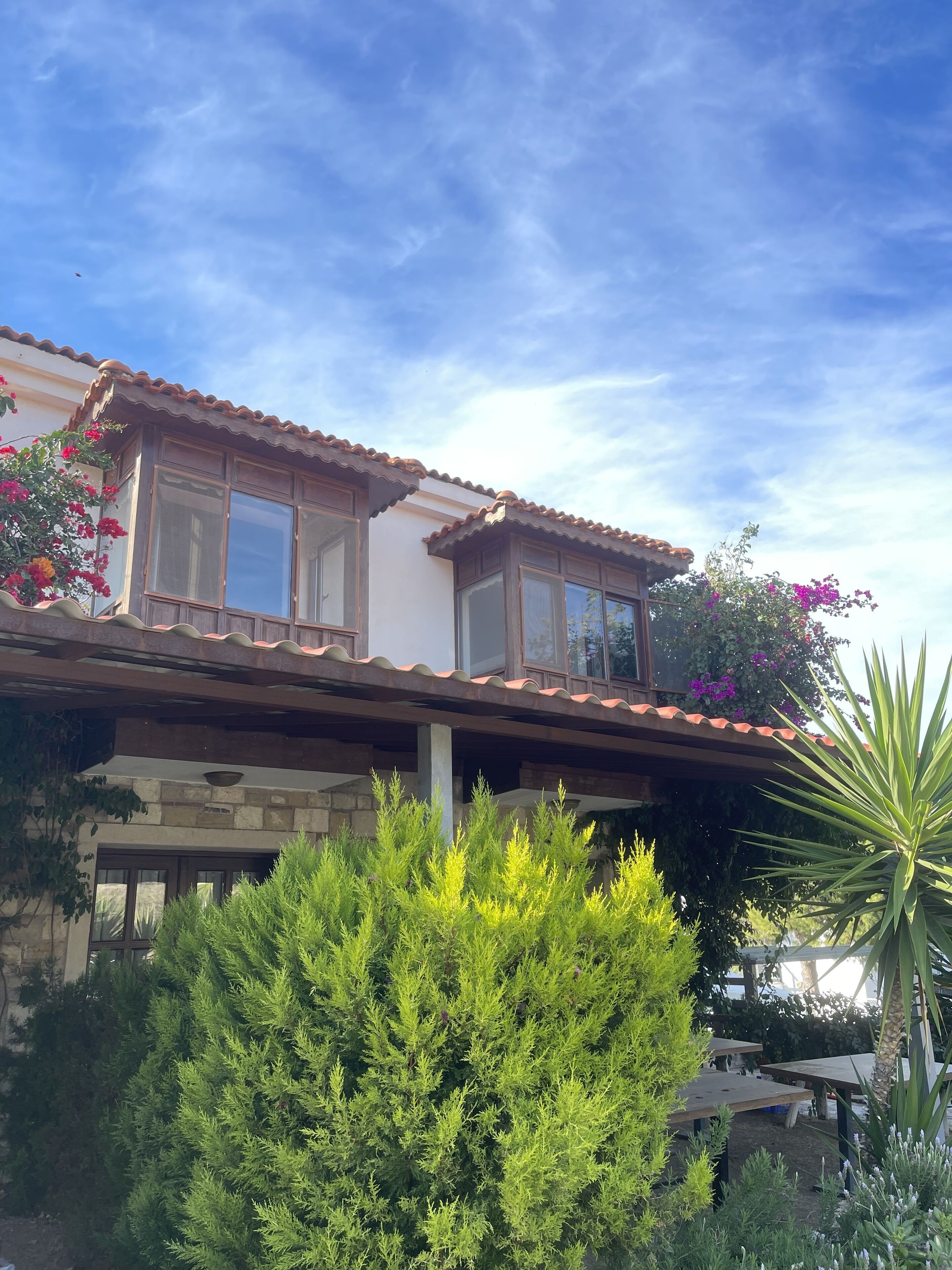 Façade de l’hébergement