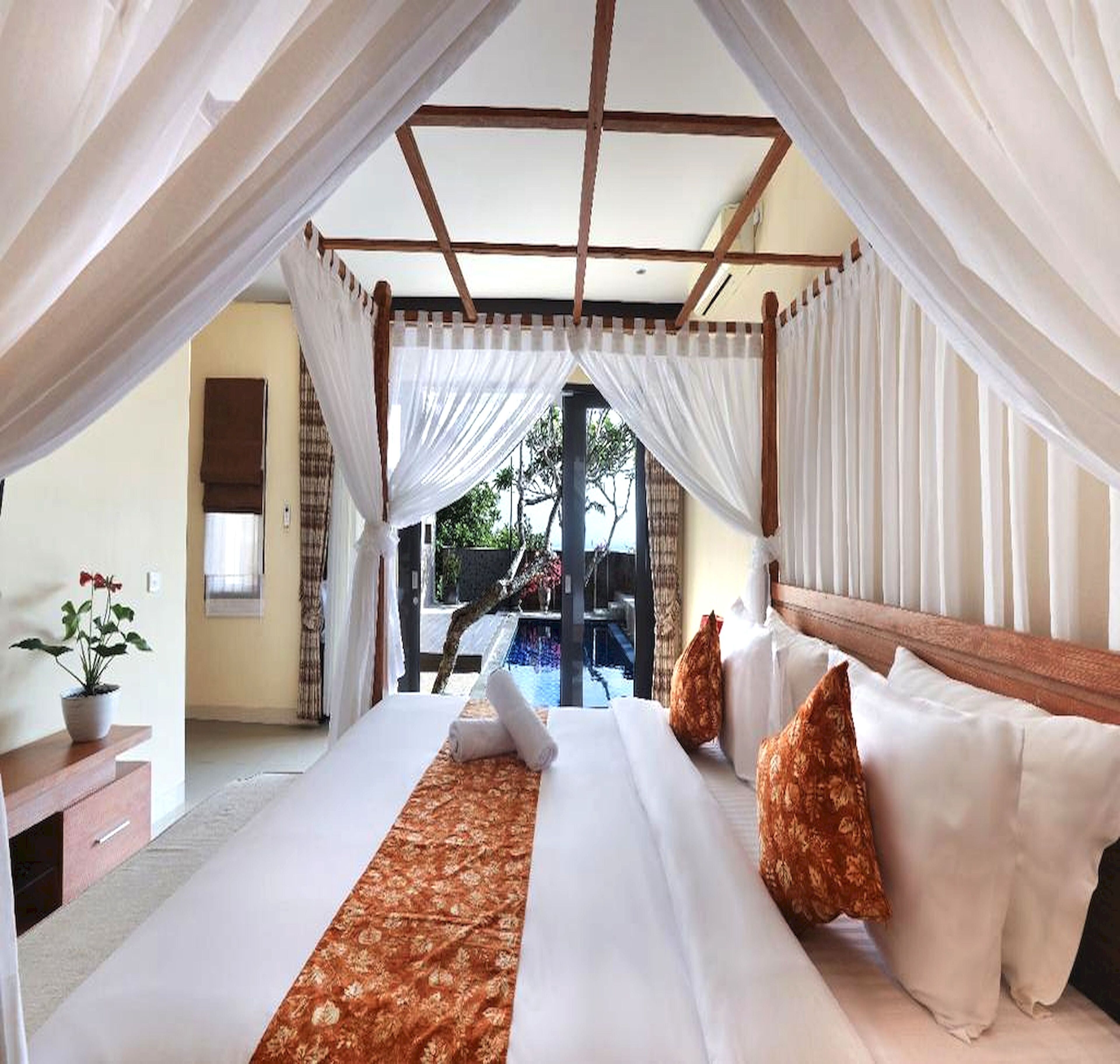 พรีเมียร์วิลล่า | 1 ห้องนอน, พื้นที่ทำงานแบบใช้แล็ปท็อป, Wi-Fi ฟรี, ผ้าปูที่นอน