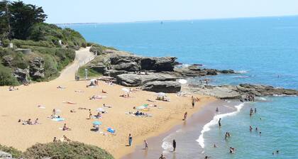 Maison pour 8, avec jacuzzi Ă 200m de la plage