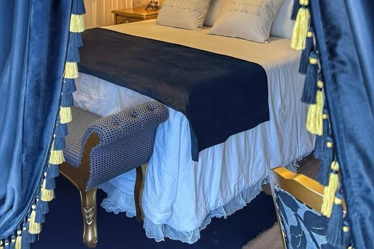 Chalet rustique Deluxe, 1 très grand lit, non-fumeur, salle de bain privée | Bureau, accès au Wi-Fi (inclus)