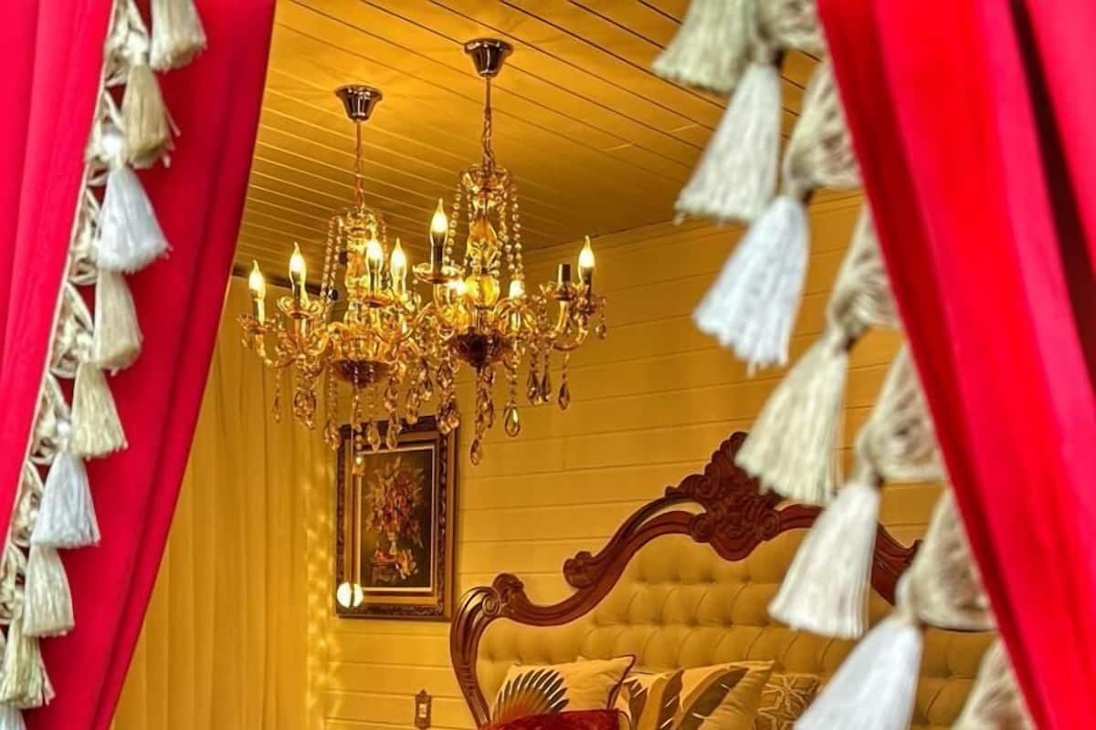 Chalet rustique Deluxe, 1 très grand lit, non-fumeur, salle de bain privée | Bureau, accès au Wi-Fi (inclus)