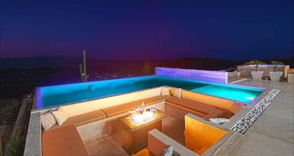 3BR Villa Infinity Pool+Isla Espíritu Santos VIEW!