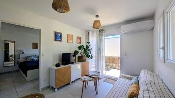 1 makuuhuone, silitysrauta/-lauta, ilmainen Wi-Fi, vuodevaatteet