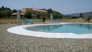 Outdoor pool, open 9:30 AM to 6:30 PM, pool umbrellas, pool loungers - MINISSALE FARMHOUSE (Calatabiano)