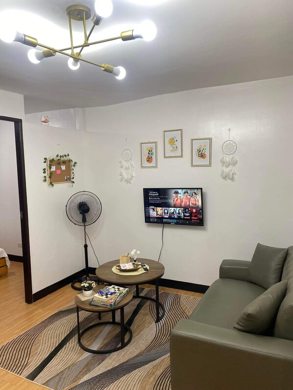 Living area - 2 bedrooms condo unit with swimming pool. (Imus)