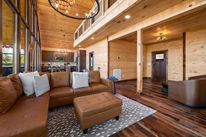 Smart TV, fireplace, video games