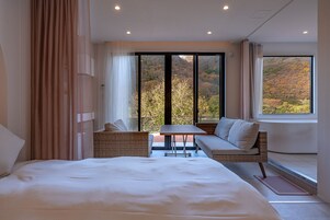 Vila luxo | 1 quarto, roupas de cama premium, escrivaninha
