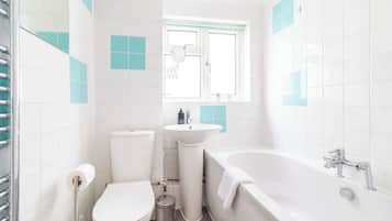 Hair dryer, towels
