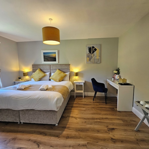 Individually decorated, individually furnished, desk, laptop workspace - The Cé Hideout (Brandon)