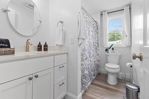 Shower, hair dryer
