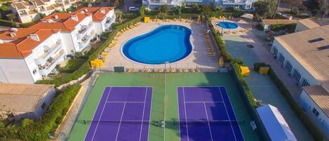 Indoor pool, a heated pool