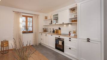 Kühlschrank, Ofen, Herdplatte, Geschirrspüler