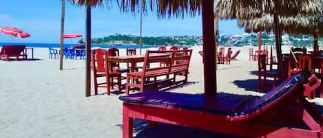 Accommodatie ligt op het strand