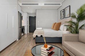 1 soverom, strykejern/-brett, internettilgang og sengetøy