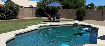 Serene Desert Escape with deep pool & spacious backyard