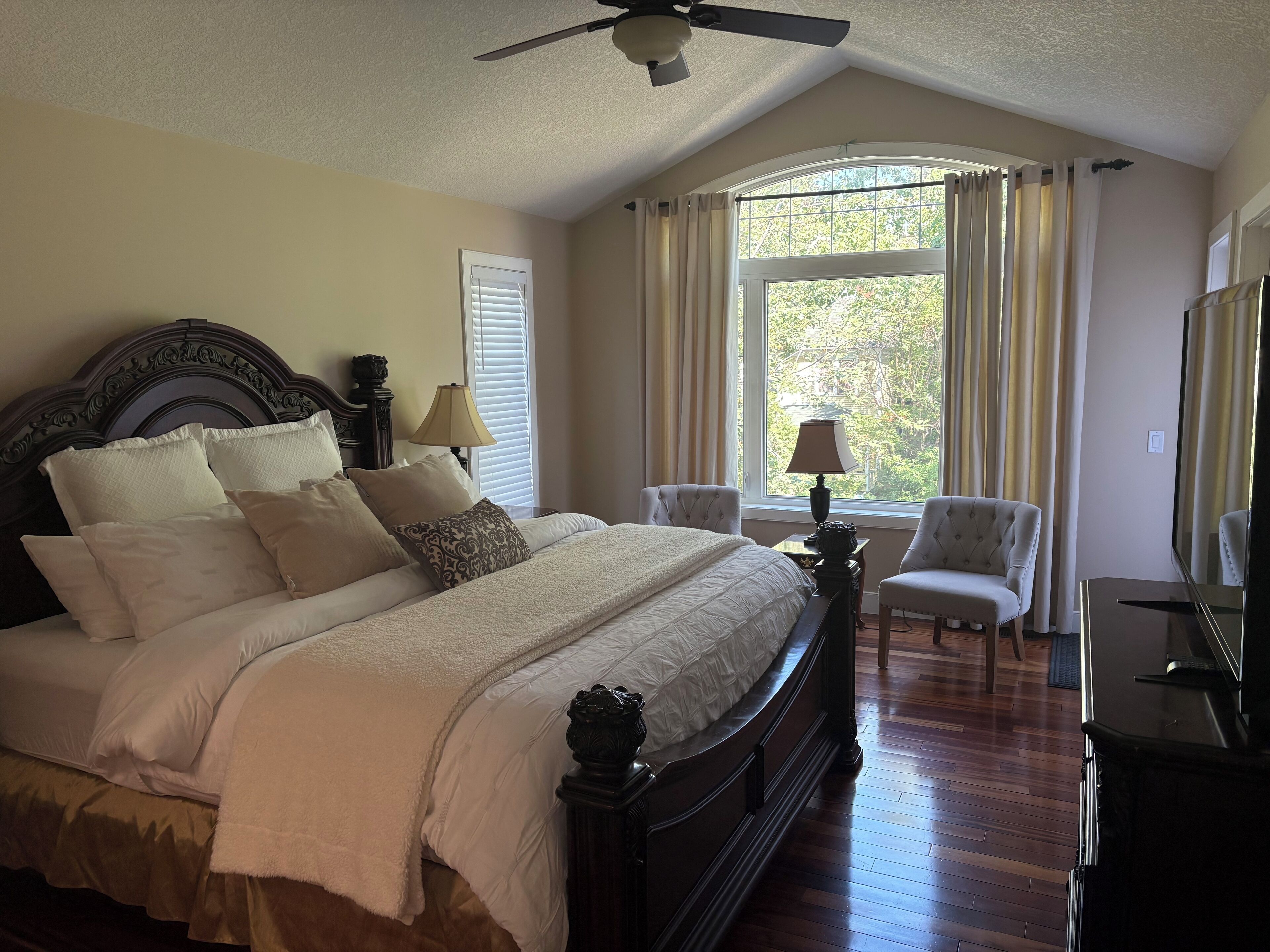 Bedroom #1 Master Bedroom king size bed