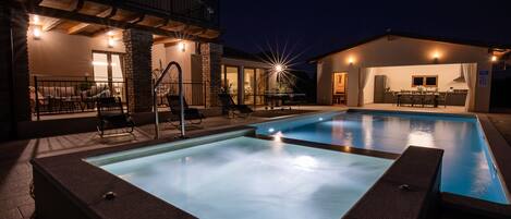 Una piscina climatizada