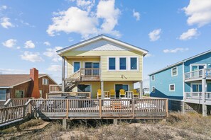 Exterior - Lovelady -- Pet Friendly Oceanfront with Hot Tub (Kill Devil Hills)