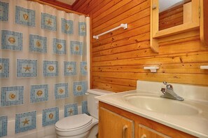 Douche, serviettes fournies