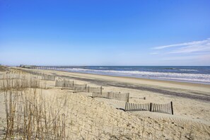 On the beach