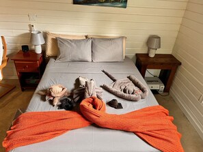 1 bedroom, travel crib, free WiFi, bed sheets
