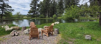 "Lewis and Clark" cabin at Columbia Mountain Ranch. Near Glacier National Park!