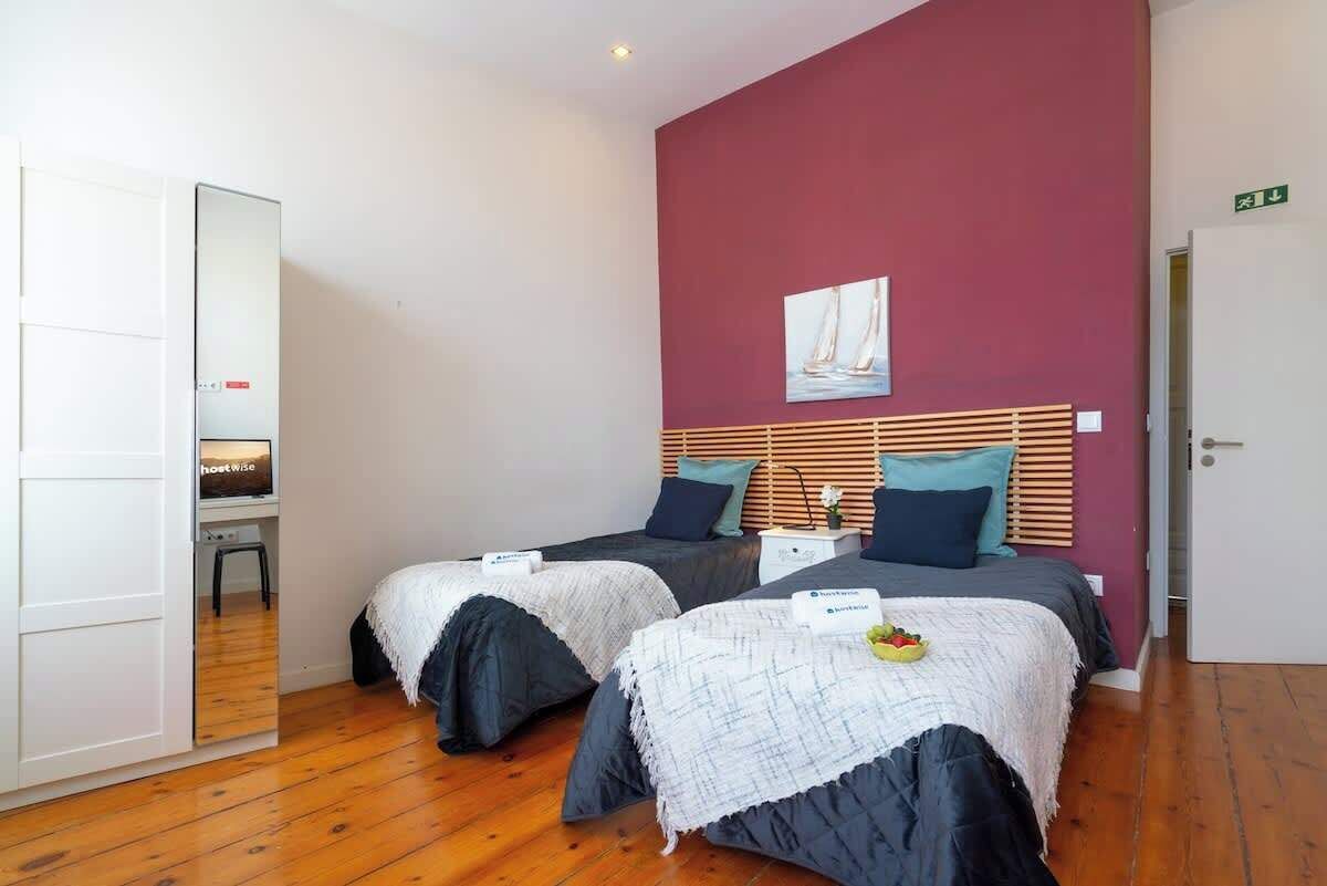 1 sovrum, strykjärn/strykbräda, wi-fi och sängkläder