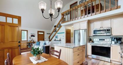Waterfront, dog-friendly home with dock access, river views, deck & sunroom