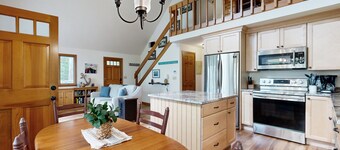 Waterfront, dog-friendly home with dock access, river views, deck & sunroom